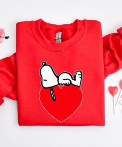 Snoopy Valentine Shirt, Cute Valentine Sweatshirt, Snoopy…