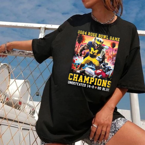 Mjchigan R0se b0wl Gildan Shirt| Champjon 2024 Sweatshirt For Fans