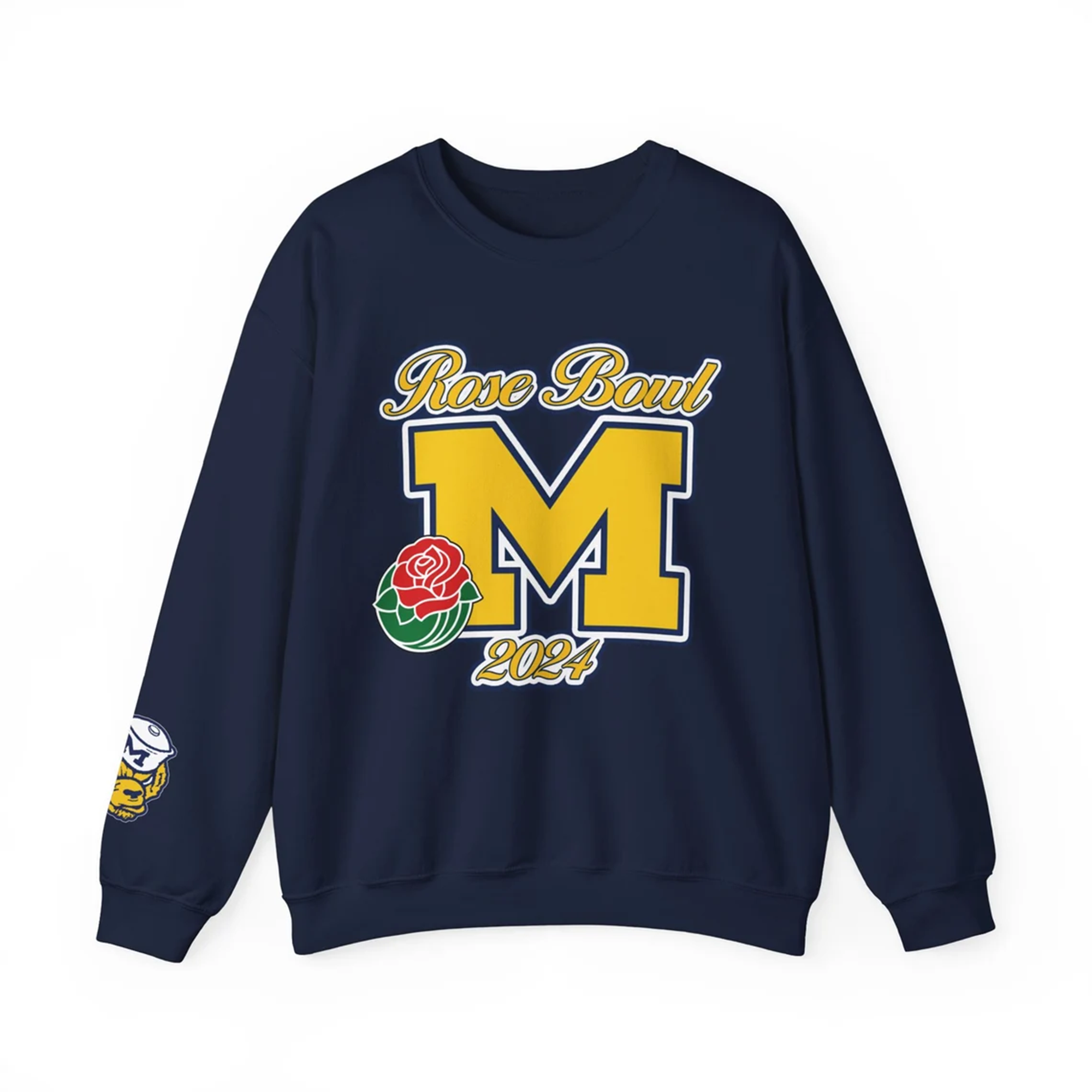 Michigan Rose Bowl Game Champions sweater Unisex, michigan rose bowl 2024, Rose Bowl Sweater,Rose Game gift, Rose Wolverines hoodie