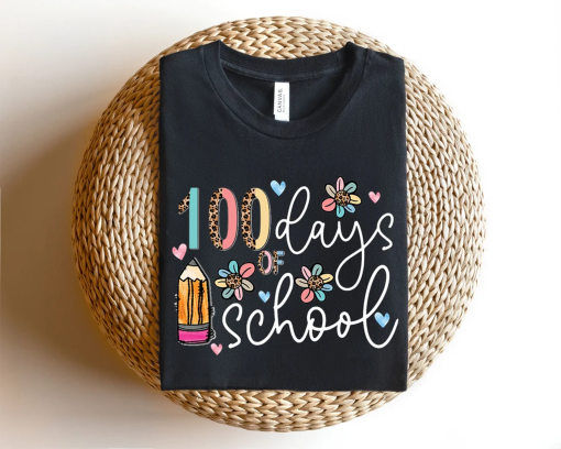 100 Days of School Shirt, 100 Day Shirt, 100th Day Of School Celebration, Student Shirt,Back to School Shirt, Gift For Teacher