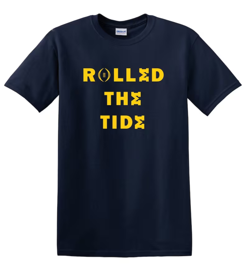 Rolled the Tide Michigan Beats Alabama Wolverine Football shirt / hoodie