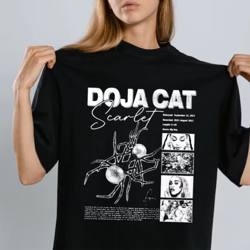 Graphic Album Funny Scalet merch,90s Doja , Doja graphic tour shirt, Sweatshirt, Cat Album shirt Gift for men women unisex tshirt