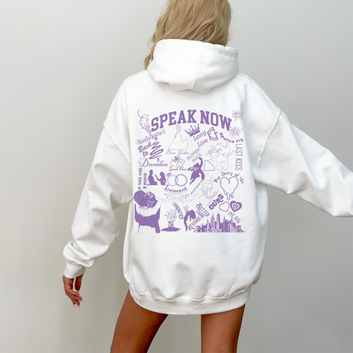 Speak Now Swift hoodie, swiftie gift, Mine, Sparks fly, Long live, back to December, t swift, eras tour, swiftie hoodie