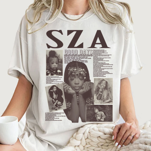 Sza Lyrics Comfort Colors T-Shirt, SZA Good Days, SZA tour 2024 shirt, Sza Vintage Sweatshirt, Sza 90s Merch, Gifts for Friends, SOS concert