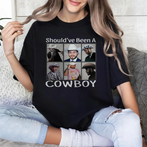 Should’ve Been A Cowboy Merch Shirt, Post Malone Album Sweatshirt, Malone Celebrating the Album Shirt, Gift For Fans, Posty Trending Shirts