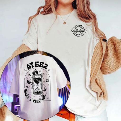 2 Sides The World Ep.Fin Wjll Album Gildan Shirt| Ateez Concert 2024 Sweatshirt For Fans