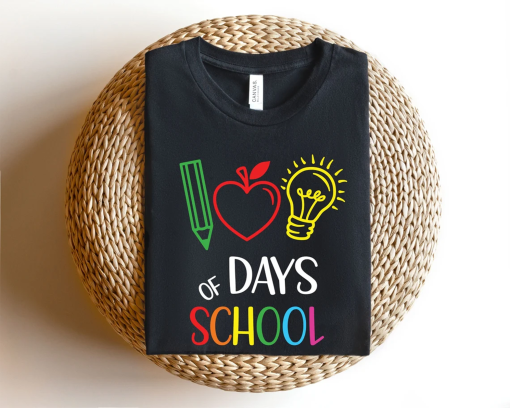 100 Days of School Shirt, 100 Day Shirt, 100th Day Of School Celebration, Student Shirt,Back to School Shirt, Gift For Teacher