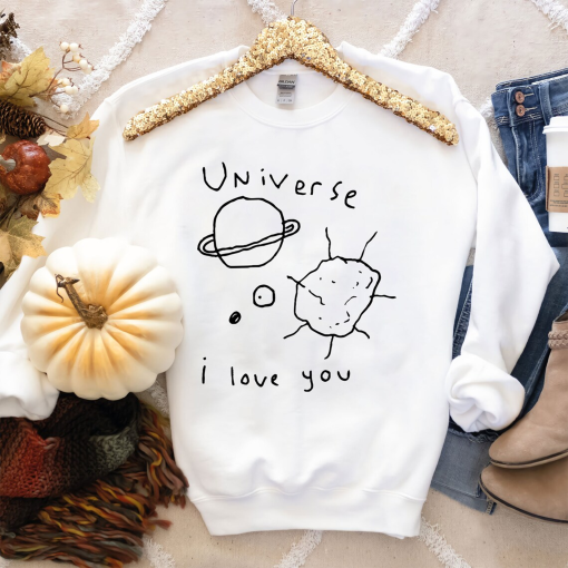 Matthew Gray Gubler T-shirt Sweatshirt Hoodie, Universe I Love You, MGG Sweatshirt, MGG Tee, MGG Tshirt, Gift For Her Him, Unisex Clothing