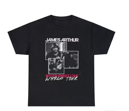 James Arthur Tour Shirt, James Arthur Merch, James Arthur Fan Gift, James Arthur Bitter Sweet Love 2024 World Tour Shirt