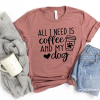 My Dog is My Valentine Shirt Png, This Dog Mom Wears Her Heart on Her Sleeve Png, Dog Paw Png, Custom Dog Name shirt Png, Dog Mom,Dog Mama