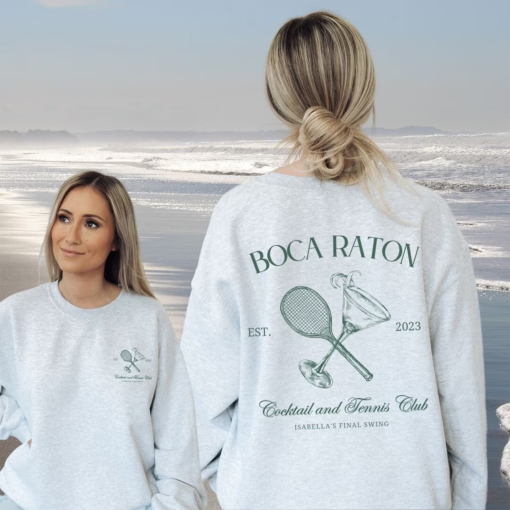 Tennis Bachelorette Sweatshirts, Final Swing, Country Club Bachelorette Merch, Tennis Sweatshirt Bachelorette, Custom Bachelorette Crewnecks