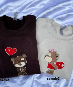 Brown Bear Couples Sweatshirt