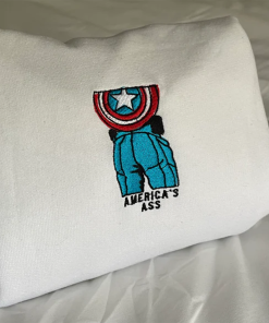 Captain America, Americas Ass embroidered sweatshirt