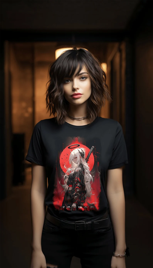 Anime Tee Anime tshirt waifu t-shirt Anime art tee anime t-shirt anime art tshirt manga tee manga tshirt manga art shirt anime shirt