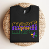 Mardi Gras Vibes Smiley Face Png, Fleur De Lis PNG, Laissez Les Bon Temps Rouler Faux Embroidery Sequins PNG, Mardi Gras Png Mardi Gras Png