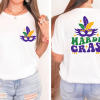 Shake Your Bootie Mardi Gras Sweatshirt, Retro Mardi Gras Booties Shirt, Fat Tuesday Tee, NOLA Sweaters, Festive Marching Parade Sweater