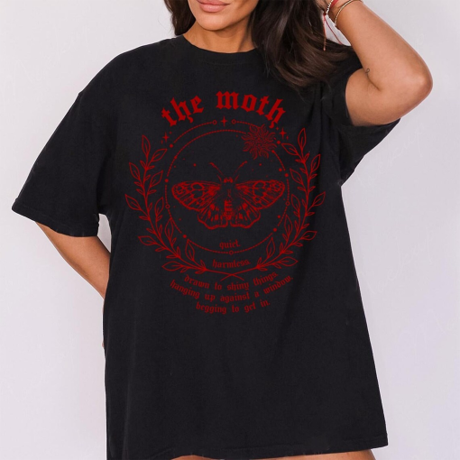 Retro The Moth Black and White Shirt, Saltburn Movie Poster shirt, Fan Shirt, Saltburn Movie Tee Gift, Jacob Elordi, Barry Keoghan Shirt