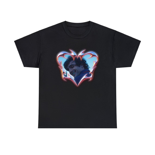 Unisex Heavy Cotton Tee Jacob Elordi Saltburn Felix Catton T-Shirt Heart