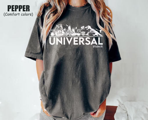 Retro Universal Studios Comfort Color Shirt, Universal Studios Family Shirt, Universal Studios Trip 2024 Shirt, Universal Theme Park shirt