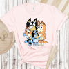 Here Comes the Grannies Bluey Shirt, Bluey shirt, Bluey Character Shirt, Bluey Heeler Family Shirt, Bluey Birthday Gift, Bluey and Bingo Tee