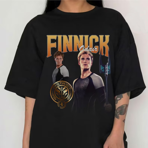 Limited Finnick Odair Shirt, Vintage 90s Finnick Odair District 4 Graphic Tee, Finnick Odair Sweatshirt, Sam Claflin