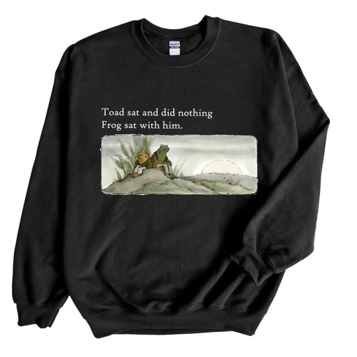 Frog and Toad Sweatshirt and Hoodie, Vintage Classic Book Sweatshirt and Hoodie, meme Cottagecore Aesthetic