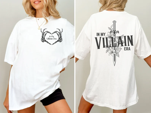 Villain Era T Shirt, In My Villain Era Tee, Dark Romance Shirt, Dark Romance Apparel, Bookish Apparel, Book Shirt, Booktok Merch