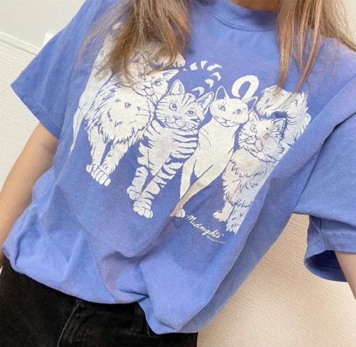 Midnights Taylor Vintage Cat Tee