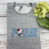 Pochacco Sweater, Cartoon Embroidered Sweatshirts, Trending Crewneck, Vintage shirt, Embroidery Hoodie