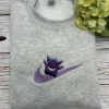 Custom He.l.lo Ki.tty Embroidered Sweatshirt, , Valentine’s Day Gift, Kitty Valentine Sweatshirt