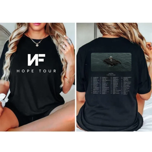 NF Hope Shirt, Hope Album Tour Merch Tshirt, NF Hope Tour 2023 Shirt, Rapper NF Fan Shirt,Rap Best Fan Gift, Tour Merch, 2023 Concert Shirt