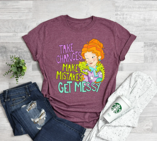 Take Chances Make Mistakes Get Messy T-shirt, Teacher T-shirt, Field Trip Anyone, School Bus Shirt, Best Teacher Tee, Gift for Teacher