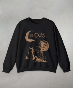 The Cure Cat Sweatshirt, 90s Alt Indie…