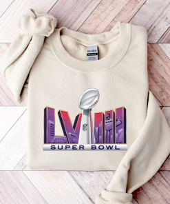 Superbowl Sweatshirt Las Vegas 2024 LVIII NFL…