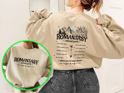 Romantasy Reader Sweatshirt, Fantasy Romance Reader Merch, Romance Reader, ACOTAR Fourth Wing Bookish Merch 2TA172.173