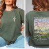 “Consider How The Wildflowers Grow Luke 12 27 Sweatshirt, Bible Verses Inspired, Christian Women Gift, Religious Sweater, Catholic Church Top “