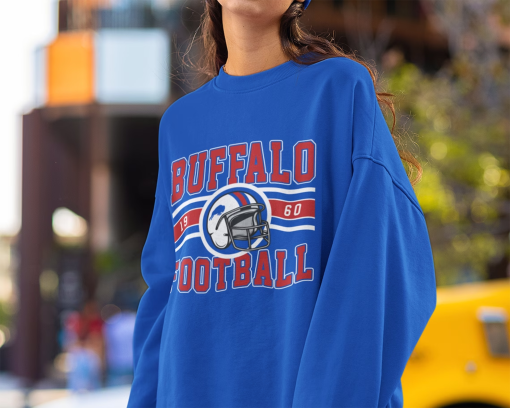 Vintage Buffalo Football Crewneck, Buffalo Bill Sweatshirt, Bill Sweatshirt, Bills Football, Buffalo New York, Buffalo Fan Gift