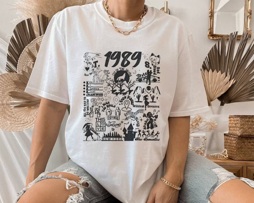 Taylor 1989 Album Shirt, Taylor Merch, Taylor Gift Shirt, Swiftie Merch, Swiftie Gift Shirt, Taylor Vintage Shirt, Retro Shirt