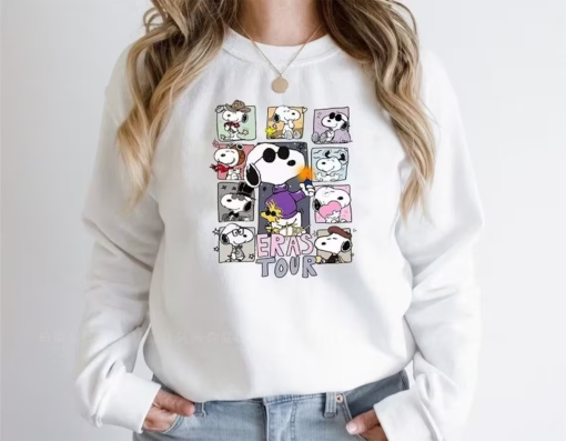 Swift Eras Tour Snoopy Shirt For Swifties