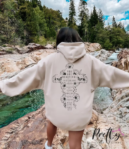 Aesthetic Christian Sweatshirt, Women’s Religious Shirt, Bible Verse Hoodie, Positive Shirt, Faith Tshirt, Cute Christian Gifts, P6562