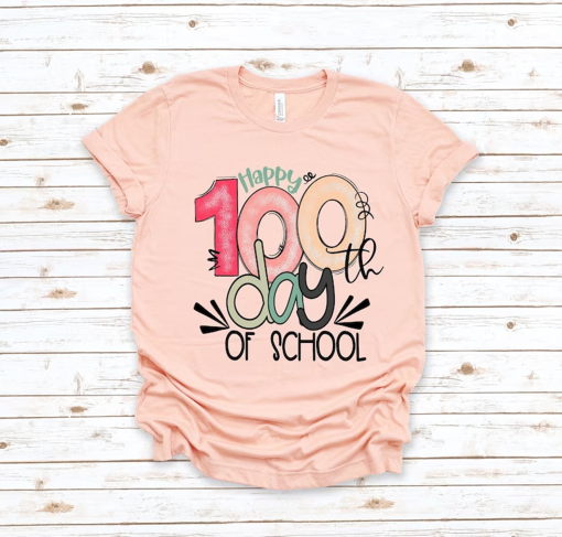 100 Days of School Shirt, 100 Day Shirt, 100th Day Of School Celebration, Student Shirt,Back to School Shirt, Gift For Teacher