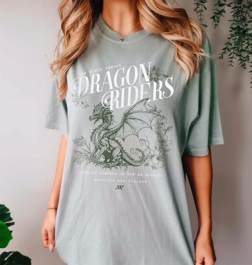 Fourth Wing Comfort Colors Shirt | Dragon Riders, Rider Quadrant, Violent Sorrengail Zaden Riorson Basgiath War College Bookish T-shirt Gift