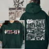 Z-o,r.o Embroidered Sweatshirt, Anime Inspired Embroidered Sweatshirt, One Pi/e/c//e trendy embroidered hoodie, Manga embroidered Hoodie