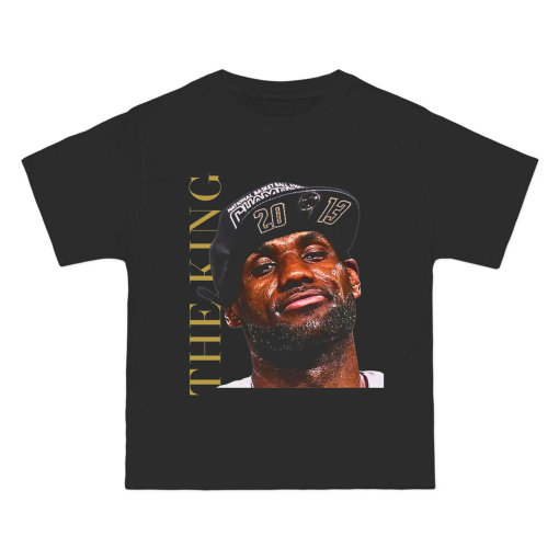 LeBron James Graphic Beefy T-Shirt – The King Graphic Tee – LeBron James T-Shirts