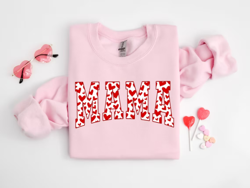 Mama Sweatshirt, Valentines Day Shirt, Mama Valentine Shirt, Mama Shirt, Love Shirt, Cute Valentines Shirt, Valentine Sweatshirt