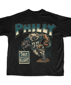 Vintage Philadelphia Eagles Football T-Shirt, Retro NFL…