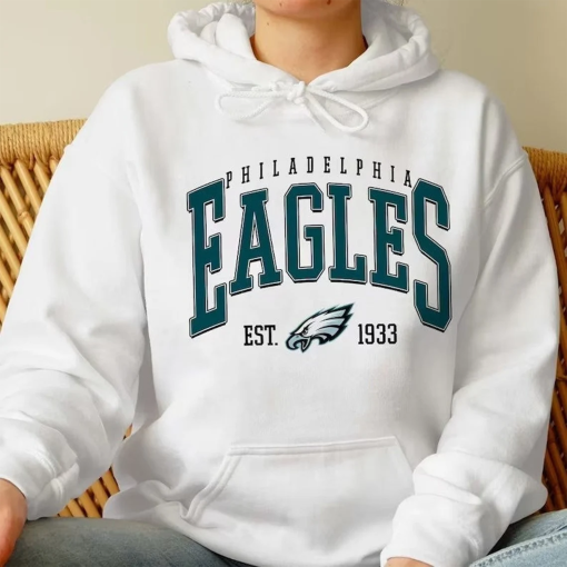 Vintage Style Philadelphia Eagles Football Unisex Crewneck Sweatshirt, Philadelphia Eagles Shirt, Unisex T-shirt Sweatshirt Hoodie