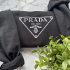 P.R.A.D.A Embroidered sweatshirt and Hoodie