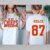 Karma Is The Guy On The Chiefs Sweatshirt, Chiefs Era Shirt, Go Taylor’s Boyfriend, Chiefs Karma, Kansas City Football Tee