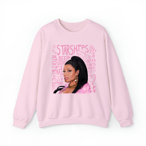 Nicki Minaj, Nicki Minaj T-shirt, Nicki Minaj Fan, Nicki Minaj Gift, Rapper Homage Graphic Shirt, Unisex T-shirt, Crew Sweatshirt, Hooded